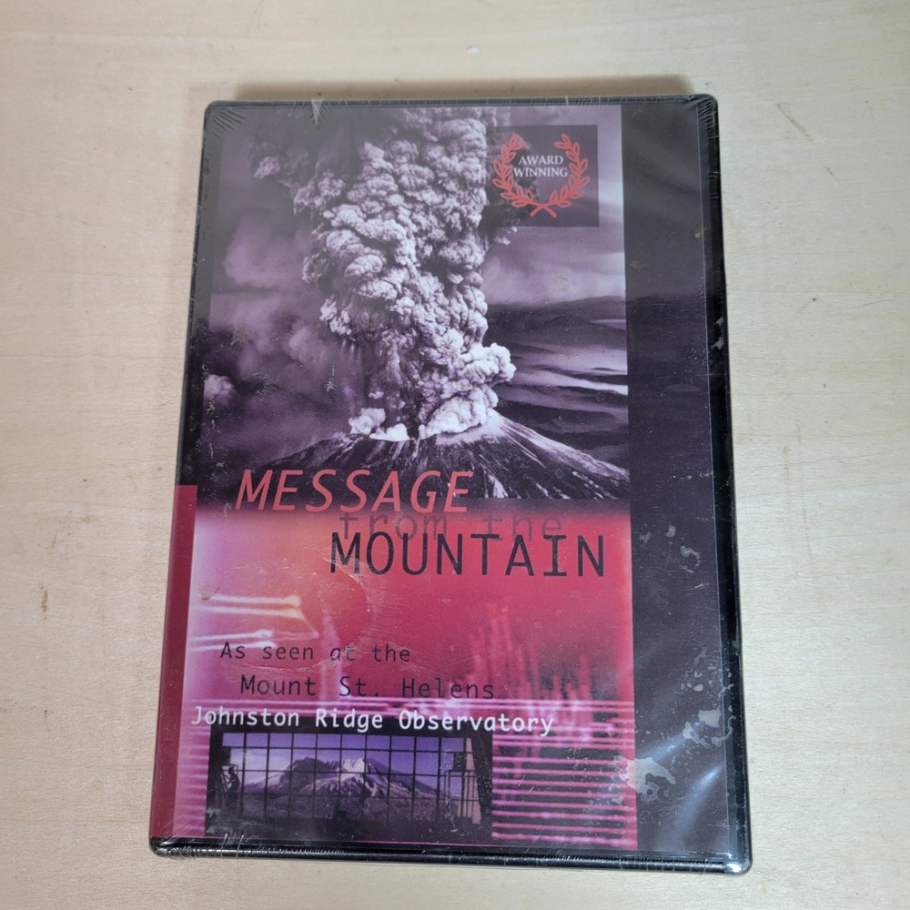 Message From The Mountain‎ DVD Mount St Helens Johnston Ridge Observatory New